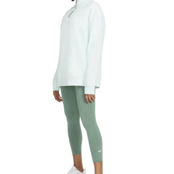 Nike Sportswear Essential Women's 7/8 Mid-Rise Leggings in Green